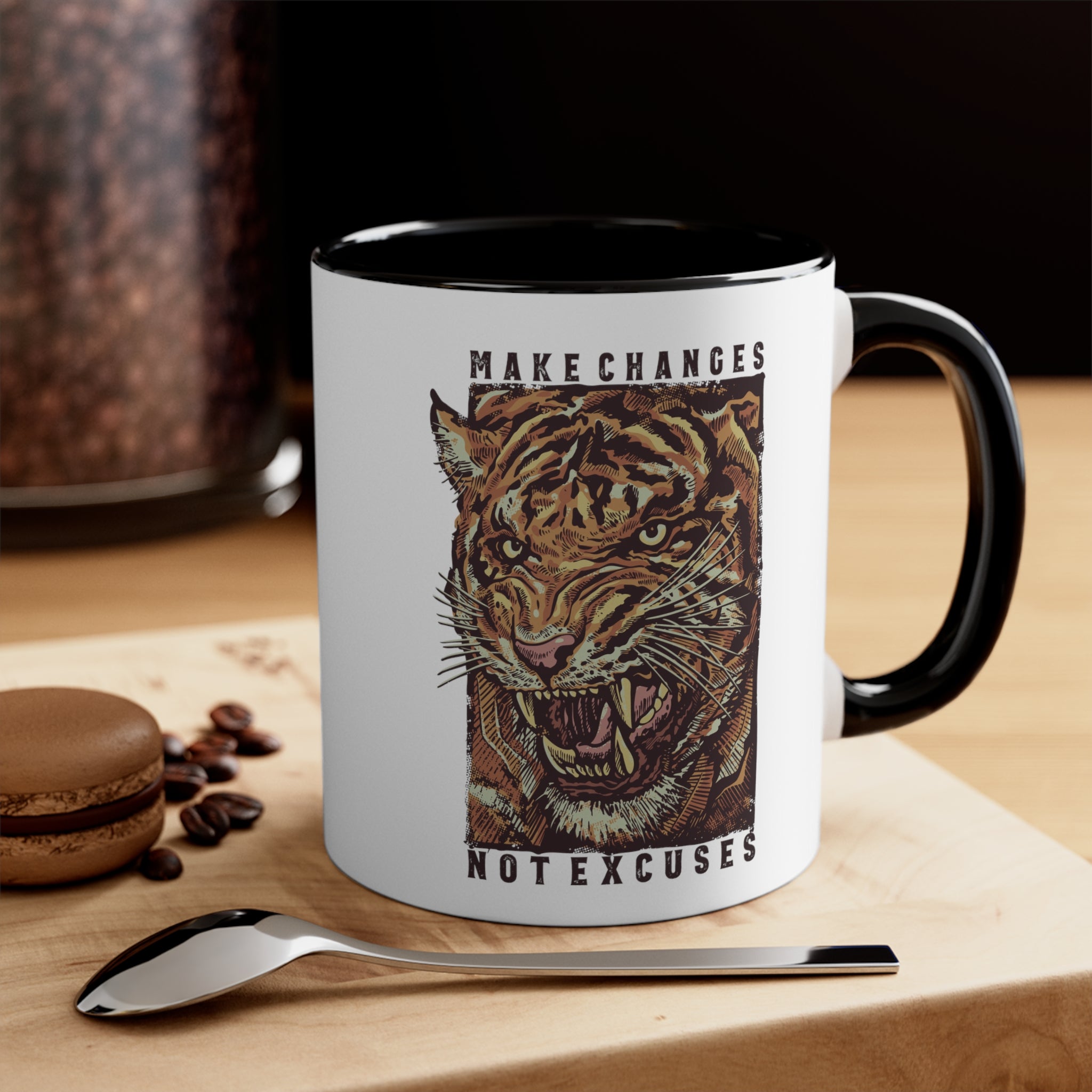 Make Changes Accent Coffee Mug, 11oz-Phoenix Styles