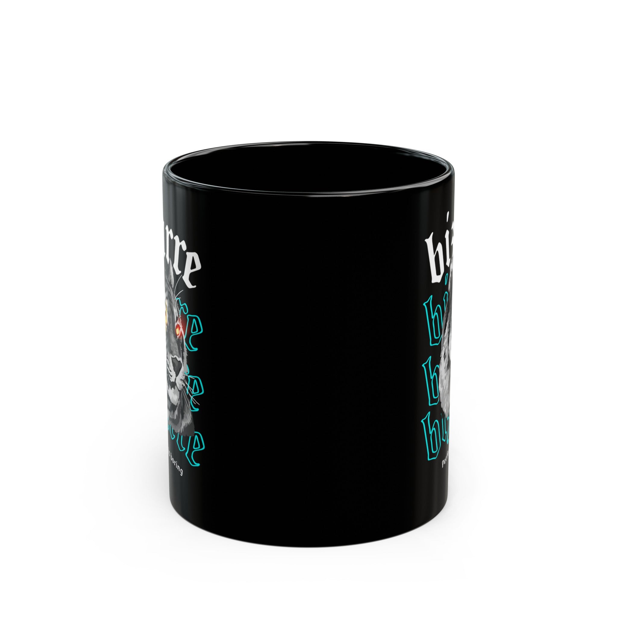 Bizarre Black Mug (11oz, 15oz)-Phoenix Styles