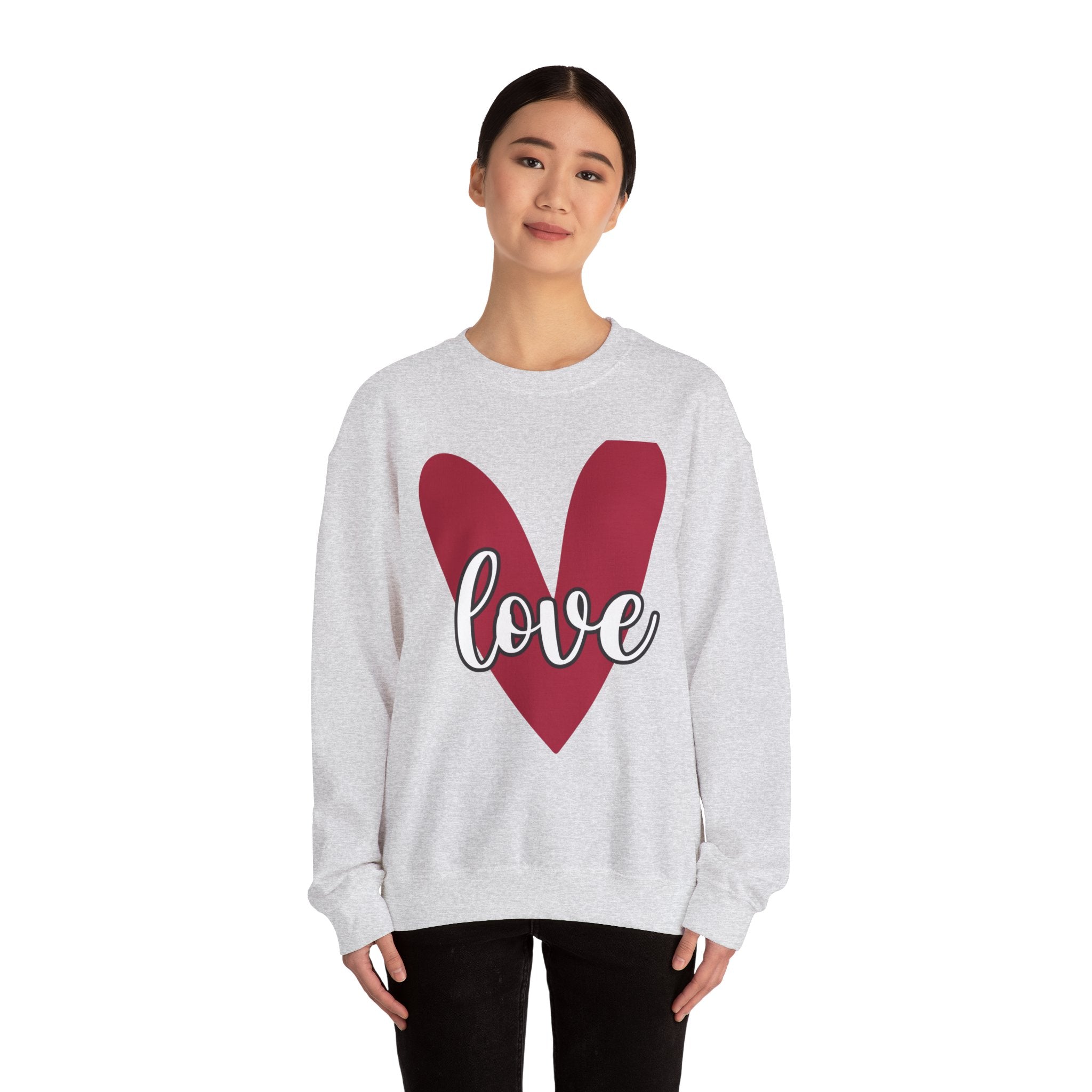 Love Valentine's Day Crewneck Sweatshirt-Phoenix Styles