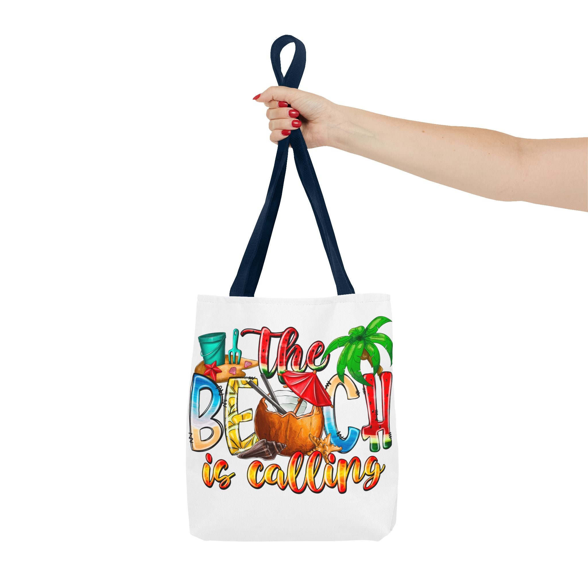 The Beach is Calling Tote Bag-Phoenix Styles