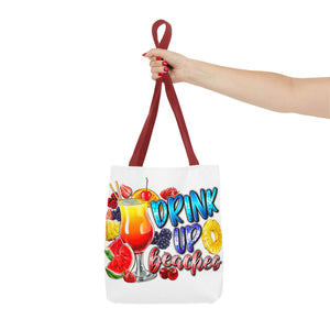 Drink up Beaches Tote Bag-Phoenix Styles