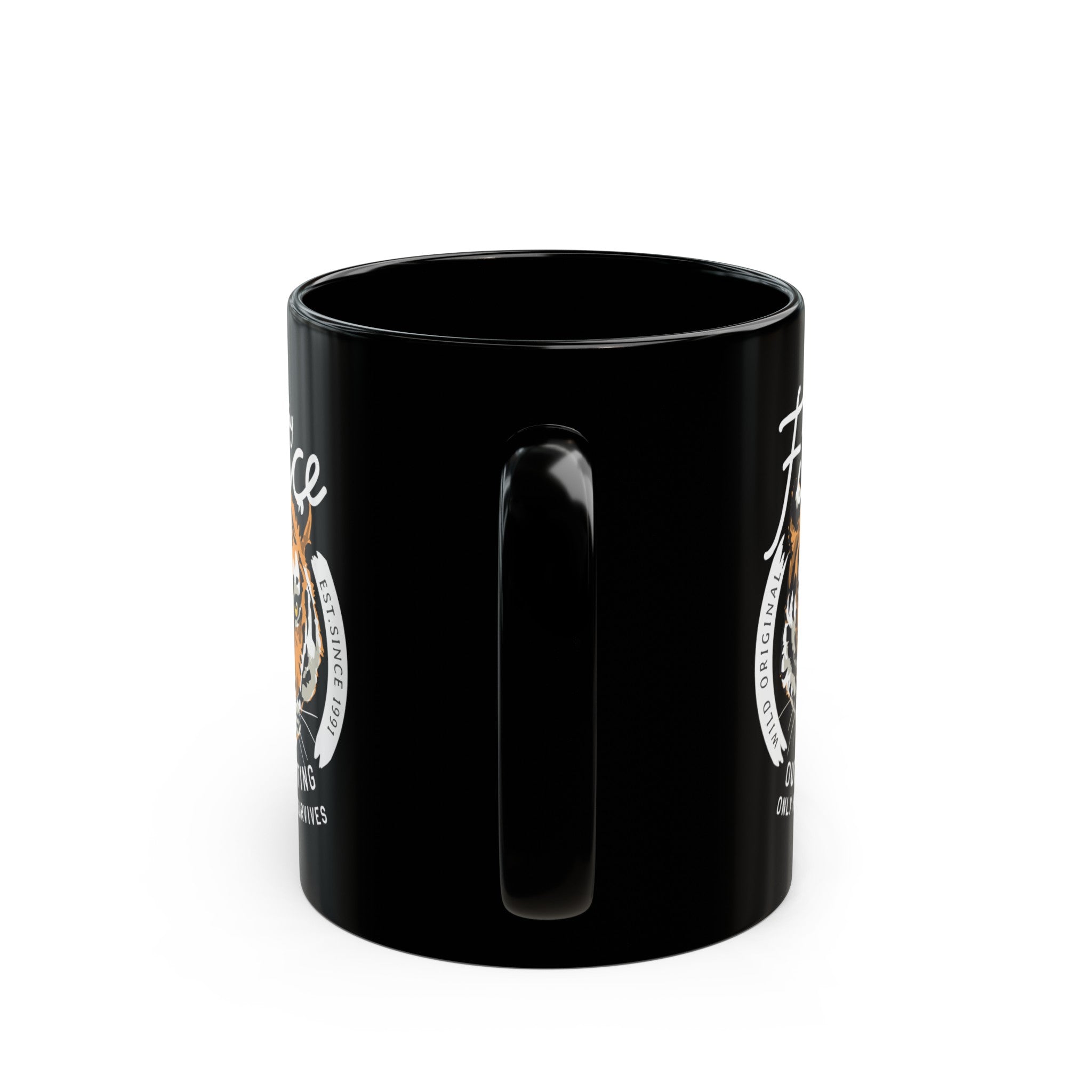 Stay Fierced Black Mug (11oz, 15oz)-Phoenix Styles