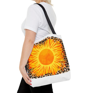 Sun with Leopard Tote Bag-Phoenix Styles