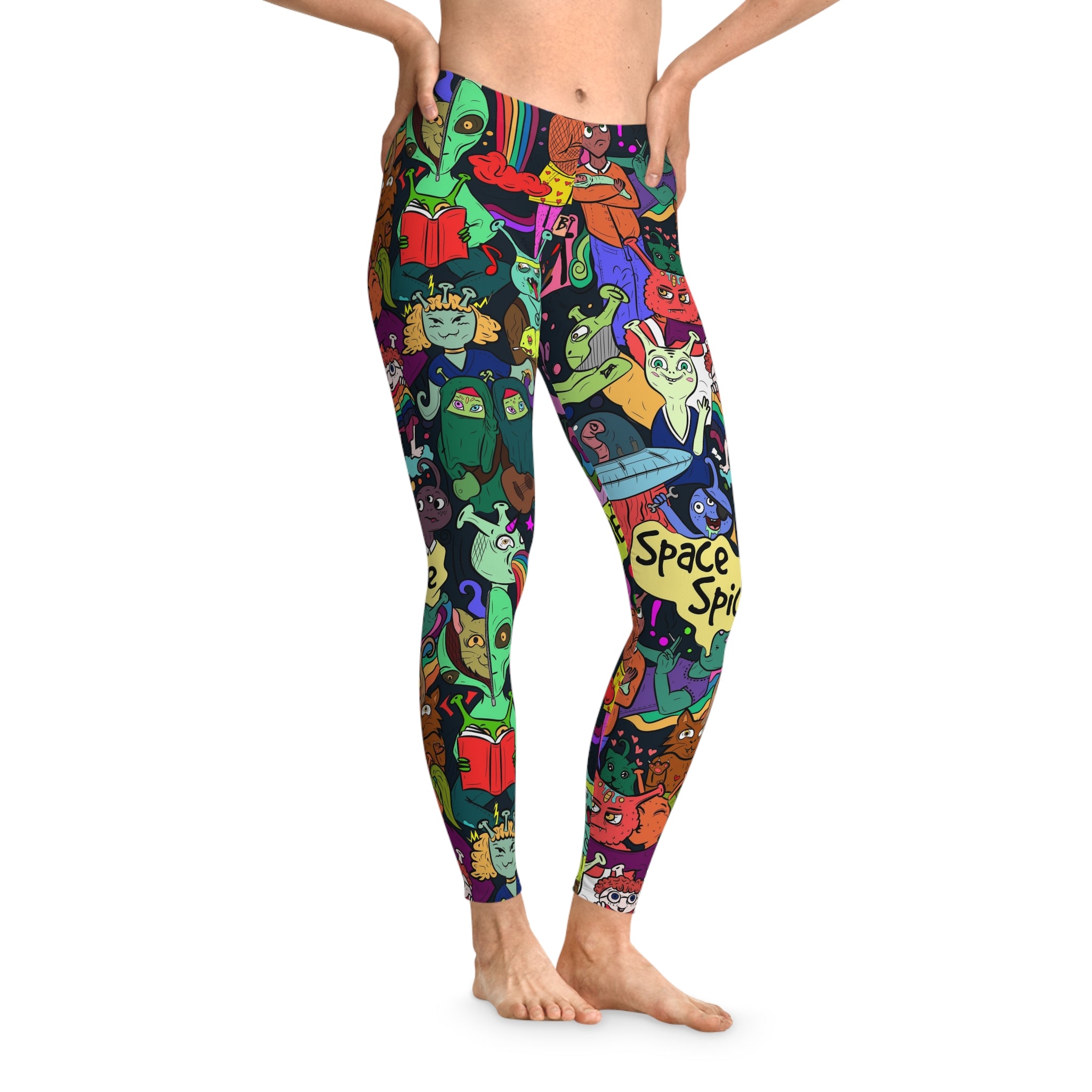 Painted Dreams Graffiti Leggings