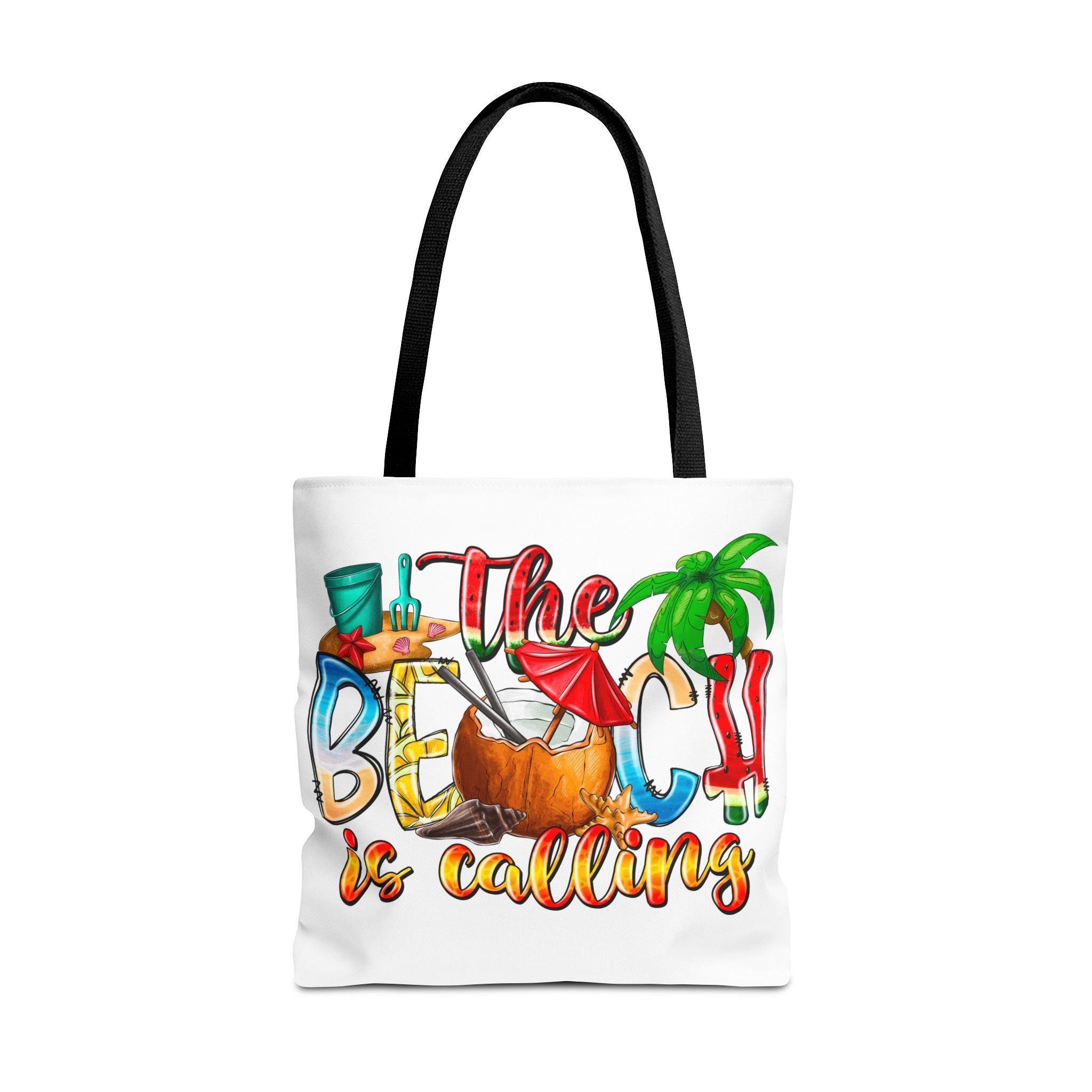 The Beach is Calling Tote Bag-Phoenix Styles