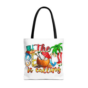 The Beach is Calling Tote Bag-Phoenix Styles