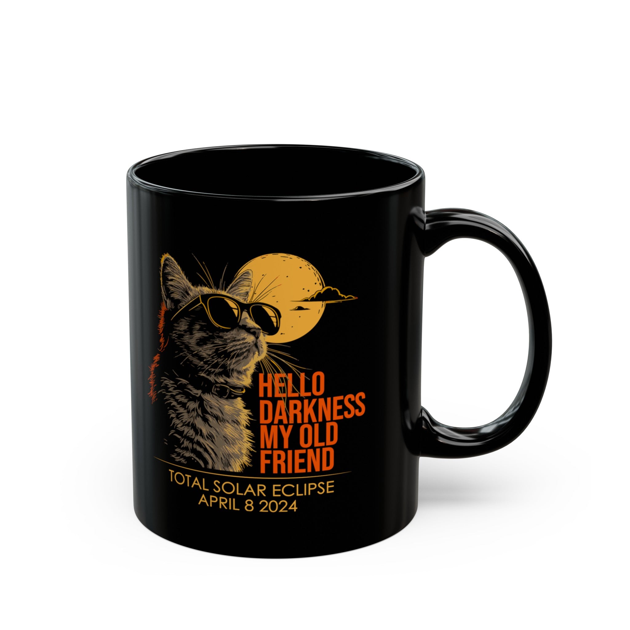 Hello Darkness My Friend Black Mug (11oz, 15oz)-Phoenix Styles