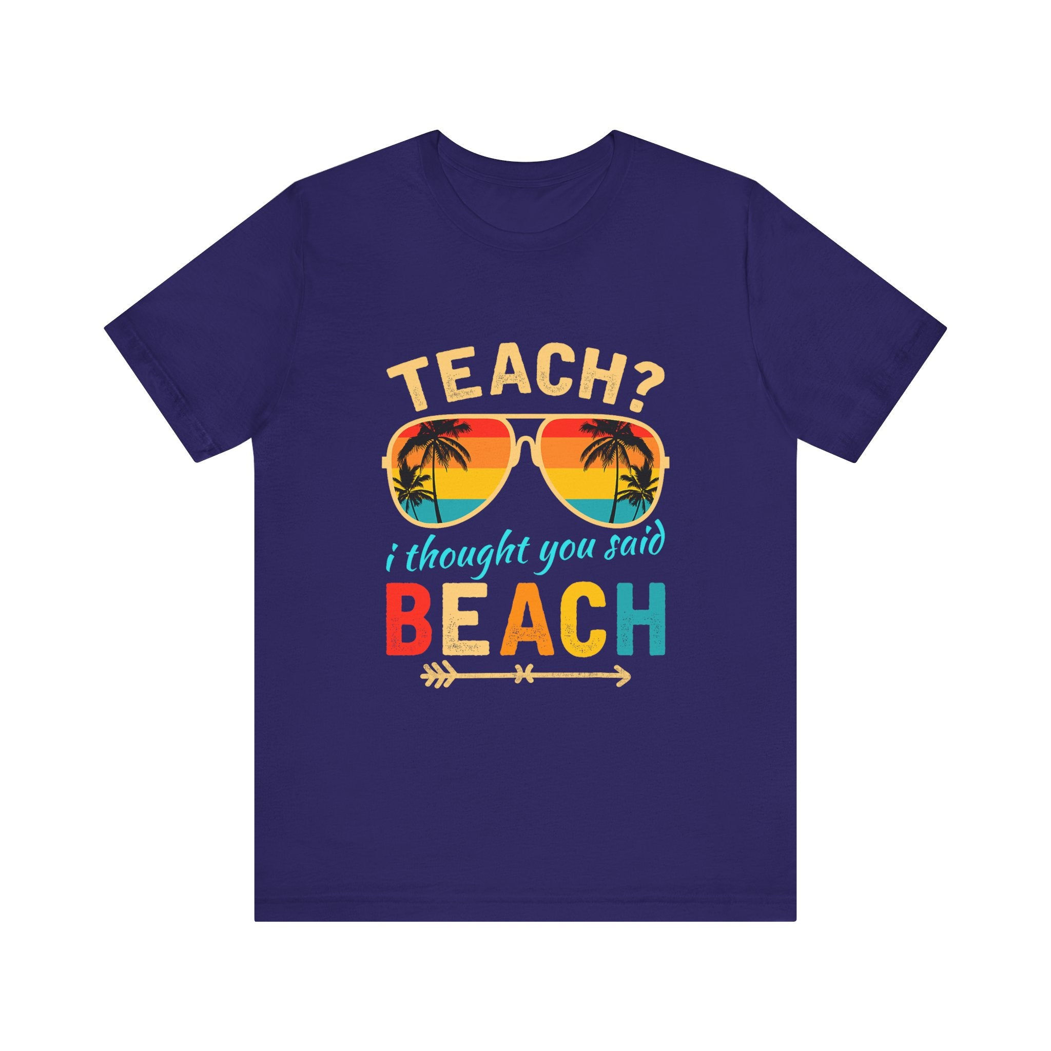 Beach Vibes Teacher Tee - Perfect for Summer Fun!