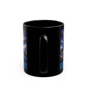 Buffalo NY Solar Eclipse Black Mug (11oz, 15oz)-Phoenix Styles