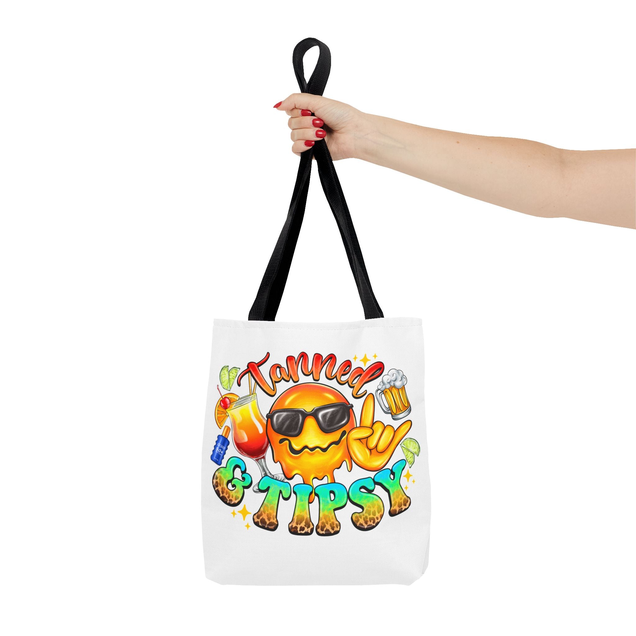 Tanned and Tipsy Tote Bag-Phoenix Styles