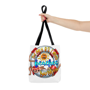 Beaches Sunshine Flip Flop Tote Bag-Phoenix Styles