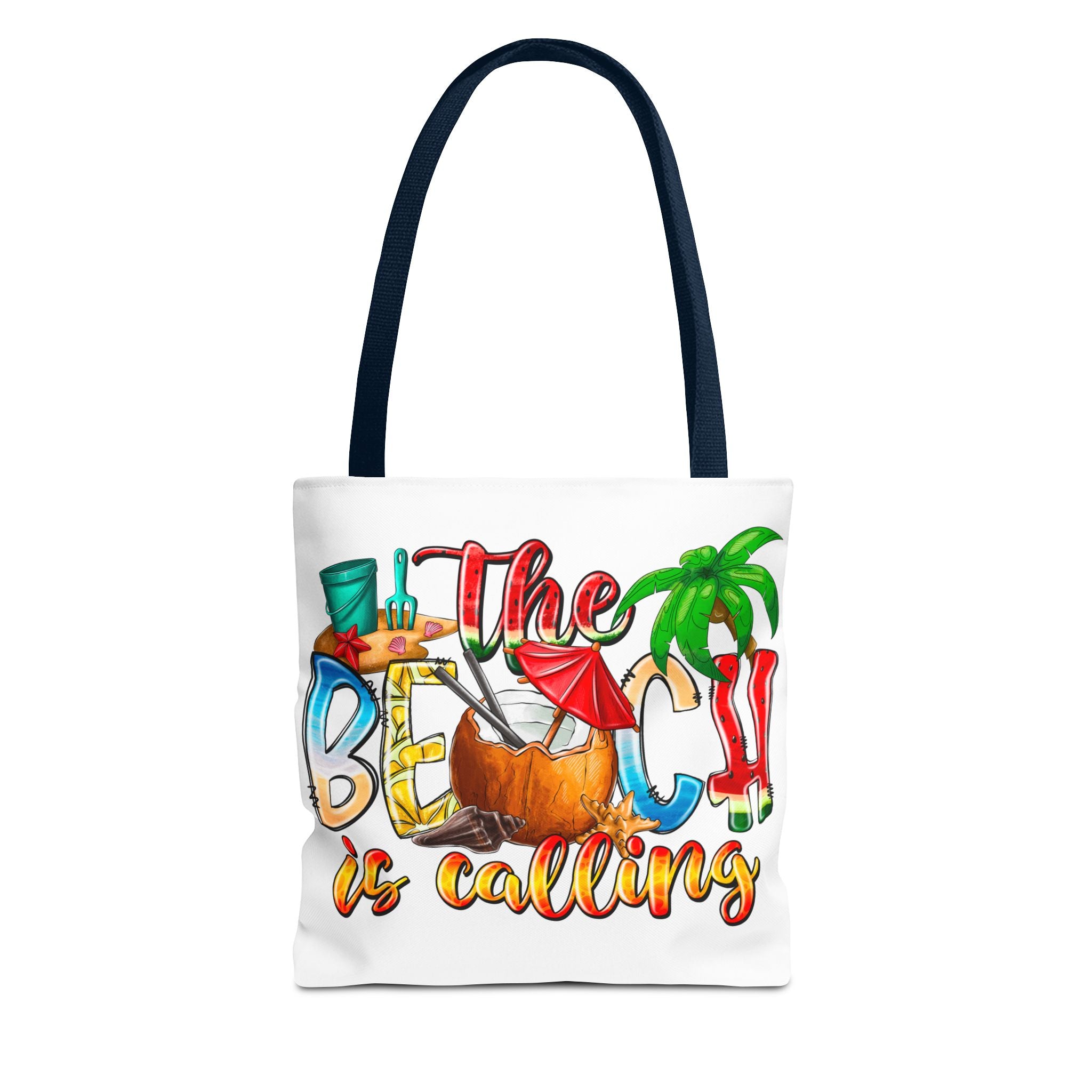 The Beach is Calling Tote Bag-Phoenix Styles