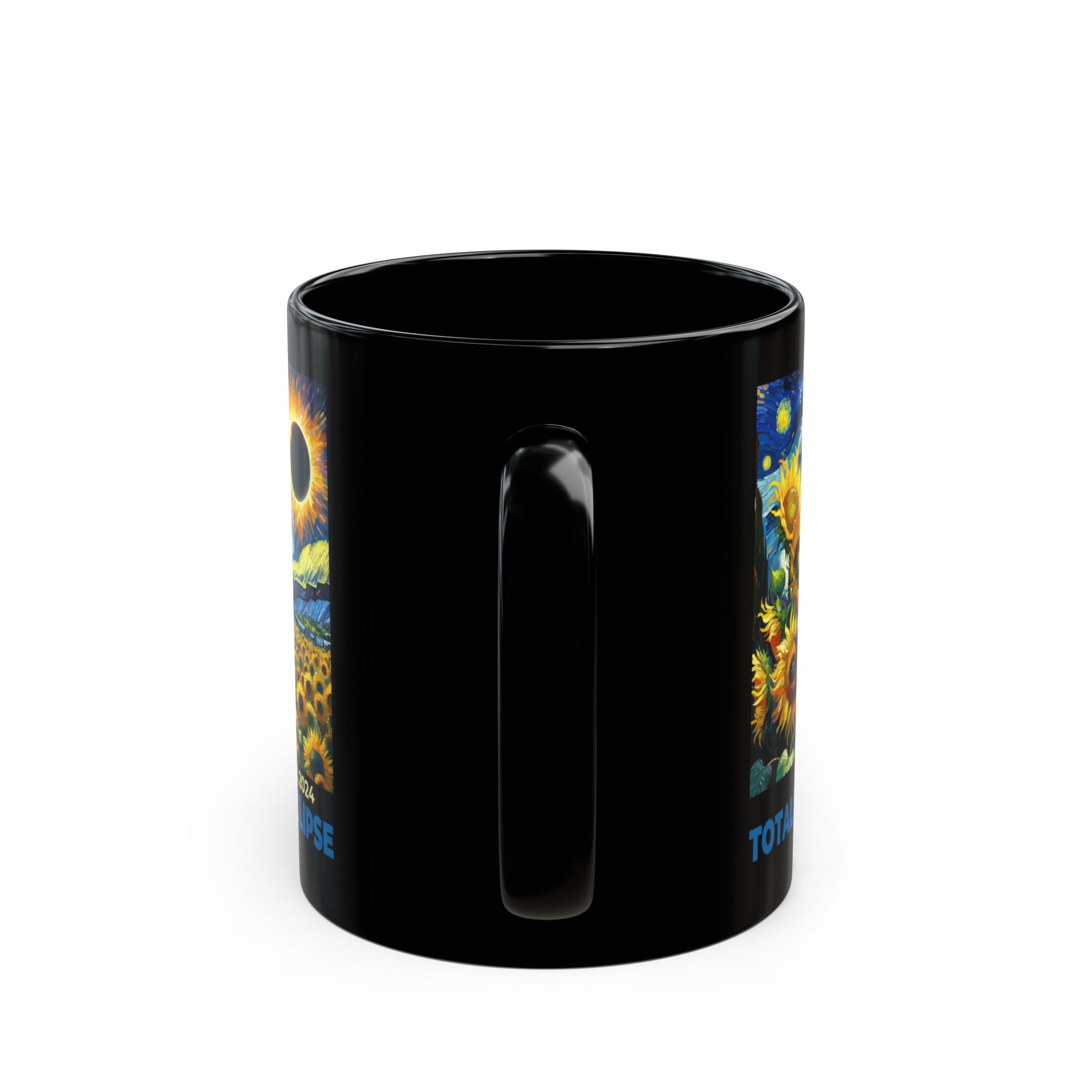 Total Eclipse Black Mug (11oz, 15oz)-Phoenix Styles