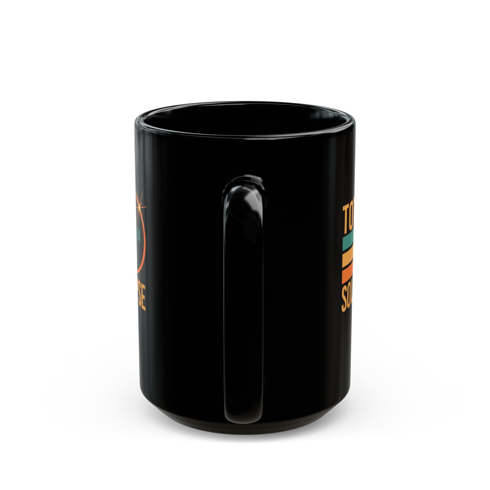 Total Solar Eclipse- Indiana Black Mug (11oz, 15oz)-Phoenix Styles