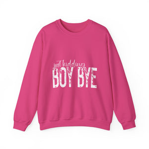 Boy Bye Valentine's Day Crewneck Sweatshirt-Phoenix Styles