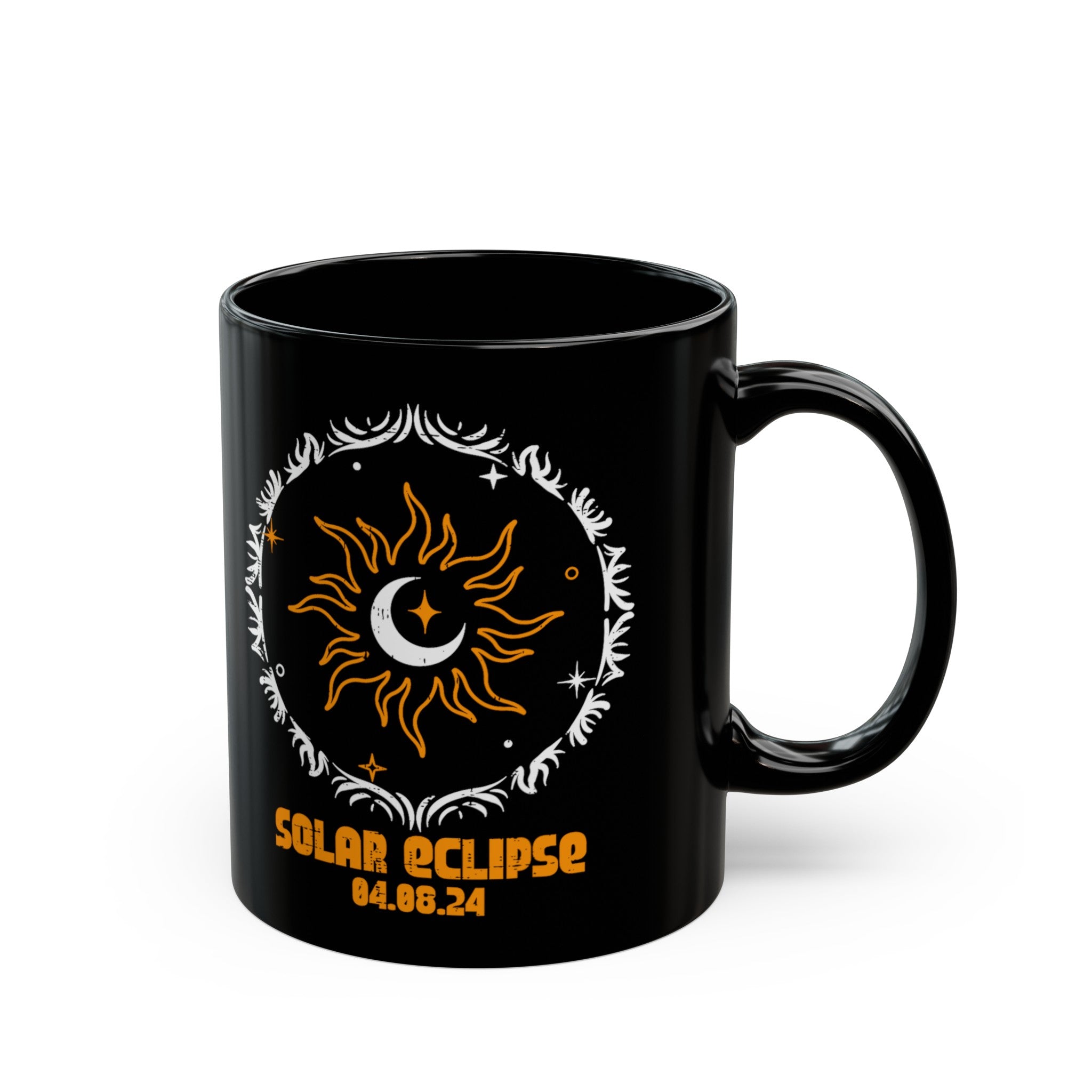 Solar Eclipse Black Mug (11oz, 15oz)-Phoenix Styles