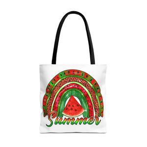 Summer Watermelon Rainbow Tote Bag-Phoenix Styles