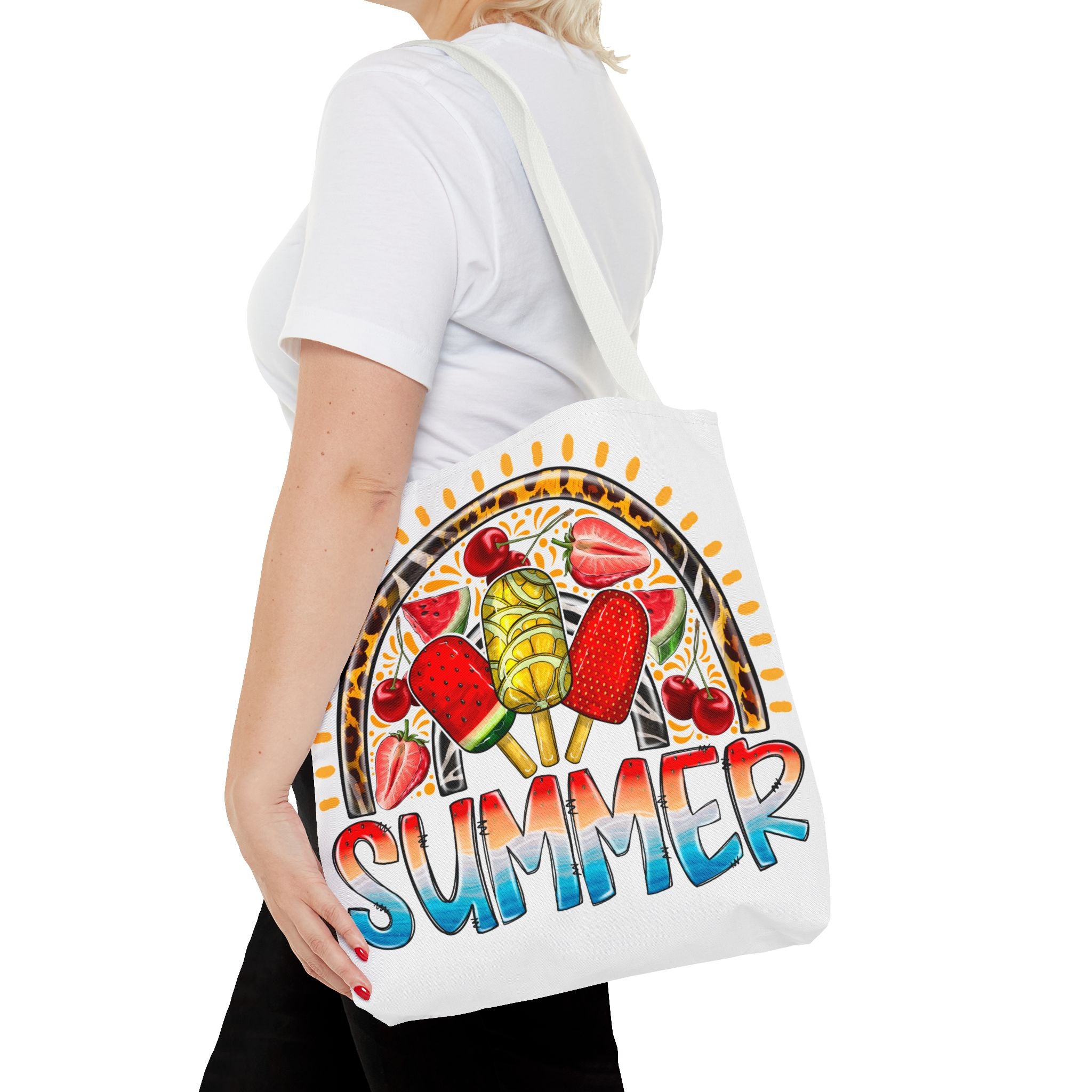 Summer Rainbow Tote Bag-Phoenix Styles