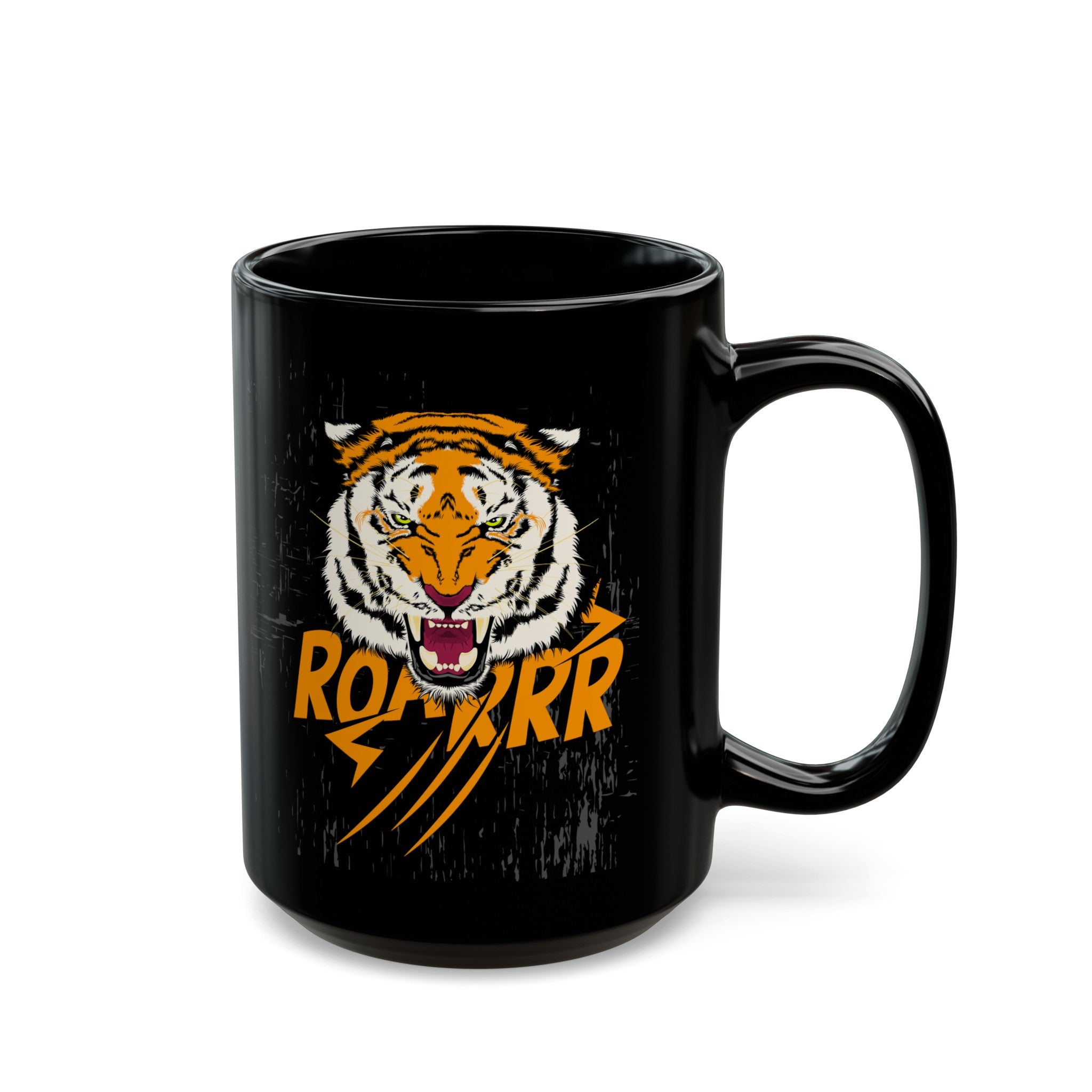 Roarrr Black Mug (11oz, 15oz)-Phoenix Styles