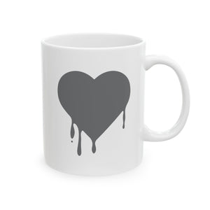 Drippin Heart Ceramic Mug-Phoenix Styles