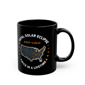 Solar Eclipse Black Mug (11oz, 15oz)-Phoenix Styles