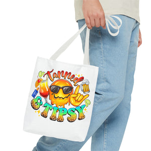 Tanned and Tipsy Tote Bag-Phoenix Styles