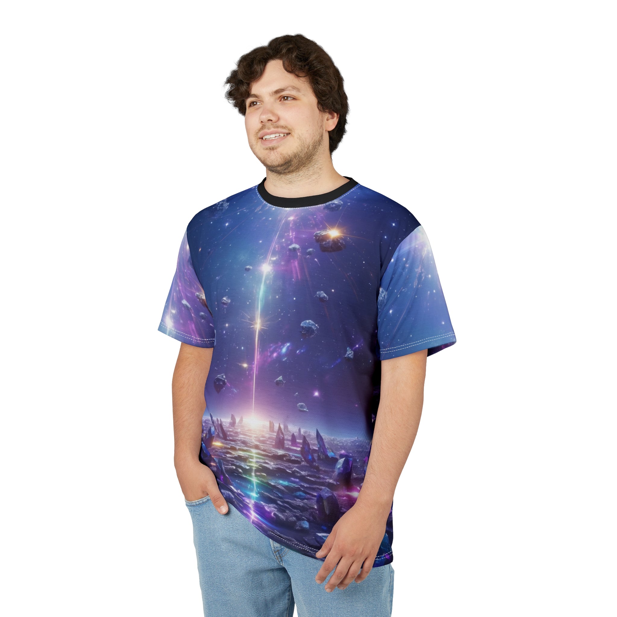 Galactic Dream Tee - Cosmic Space Design, Perfect for Sci-Fi Lovers