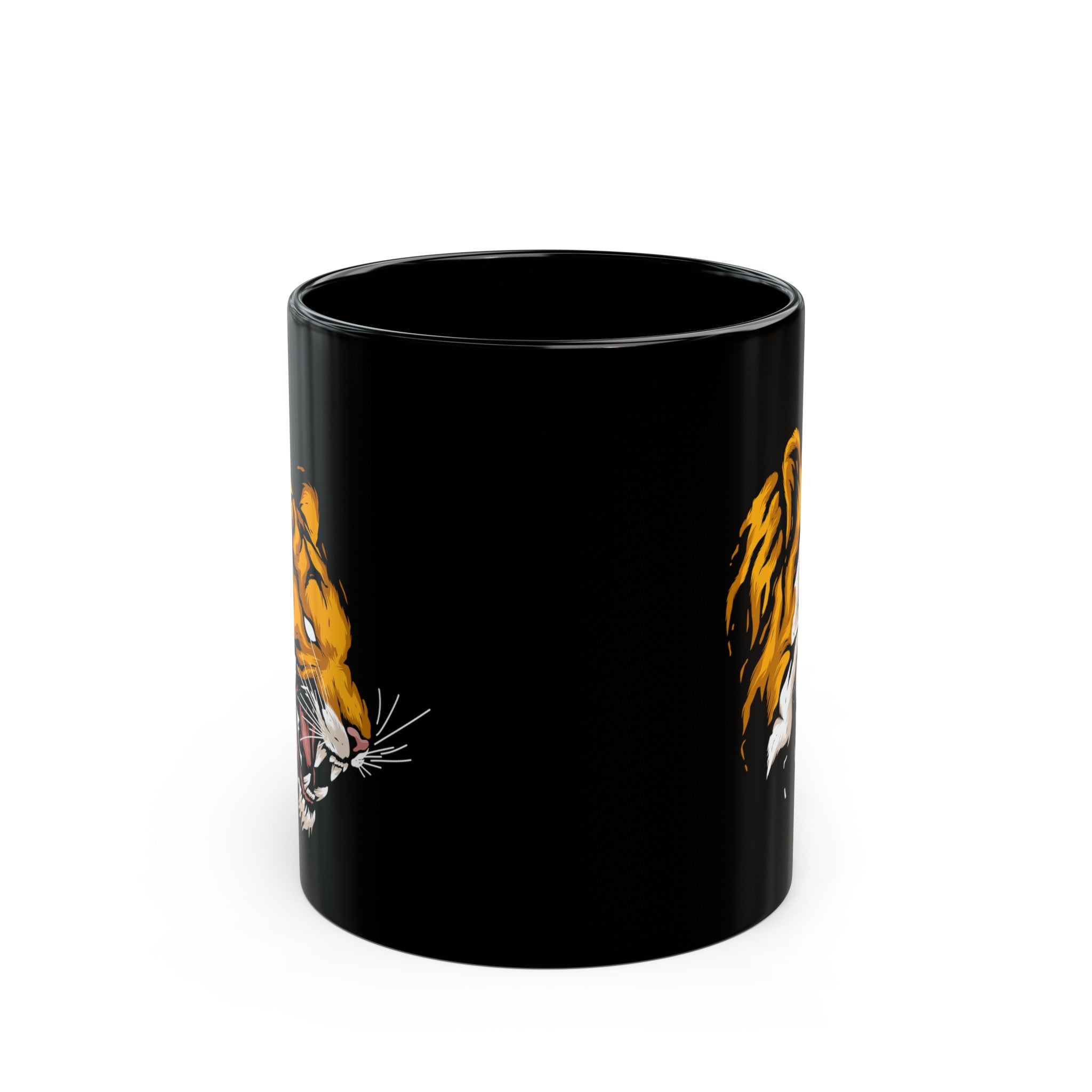 Tiger Black Mug (11oz, 15oz)-Phoenix Styles