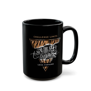 Challange Limits- Tiger Black Mug (11oz, 15oz)-Phoenix Styles