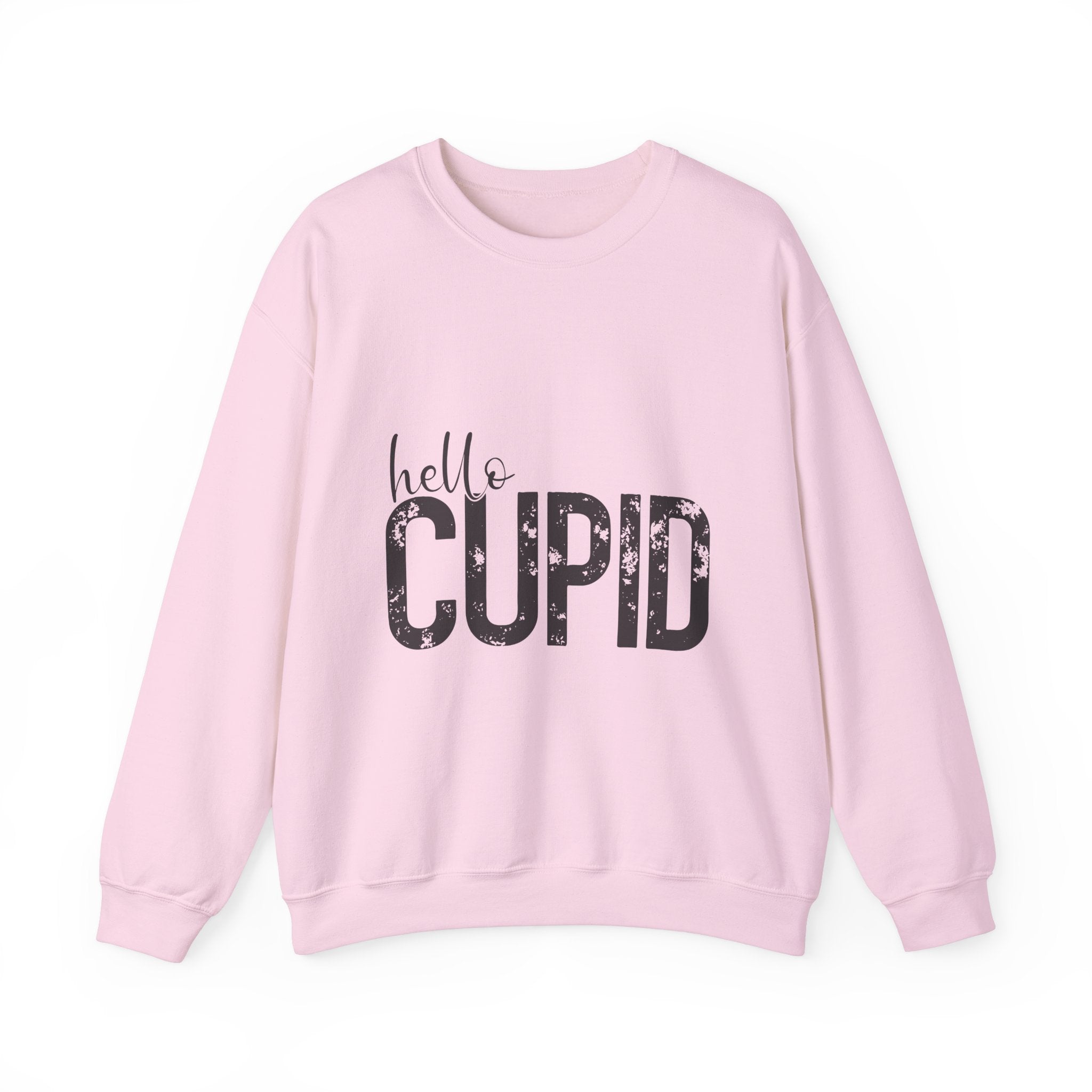 Hello Cupid Valentine's Day Crewneck Sweatshirt-Phoenix Styles