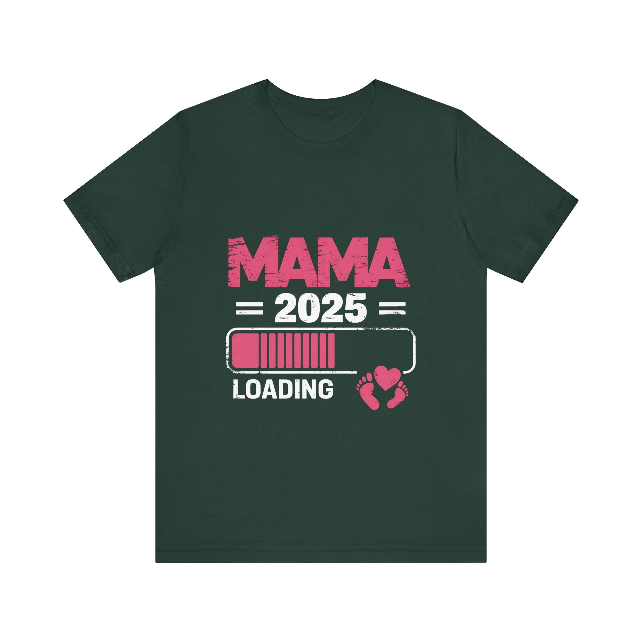 Mama 2025 Loading Unisex Tee - Expecting Mother T-Shirt