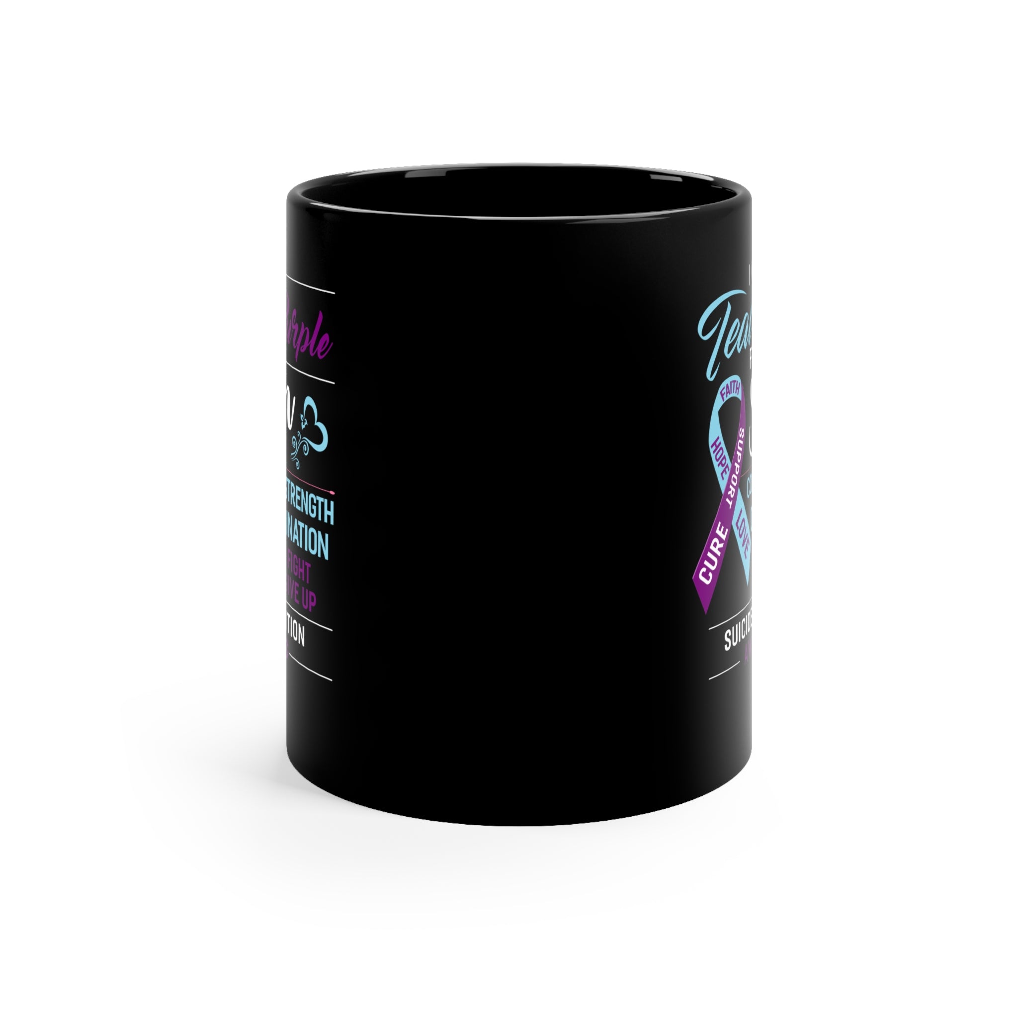 Courage, Strength, Determination-Suicide Prevention Color Changing Mug