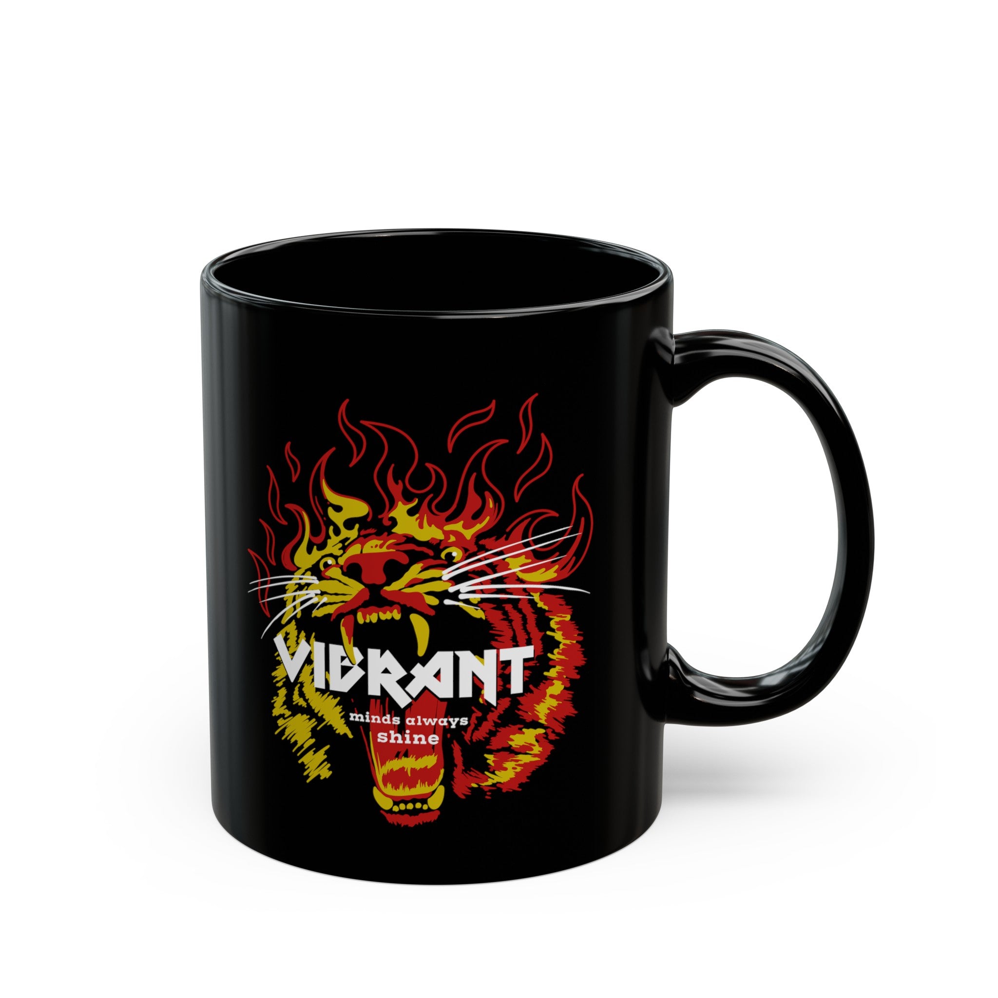 Vibrant Black Mug (11oz, 15oz)-Phoenix Styles