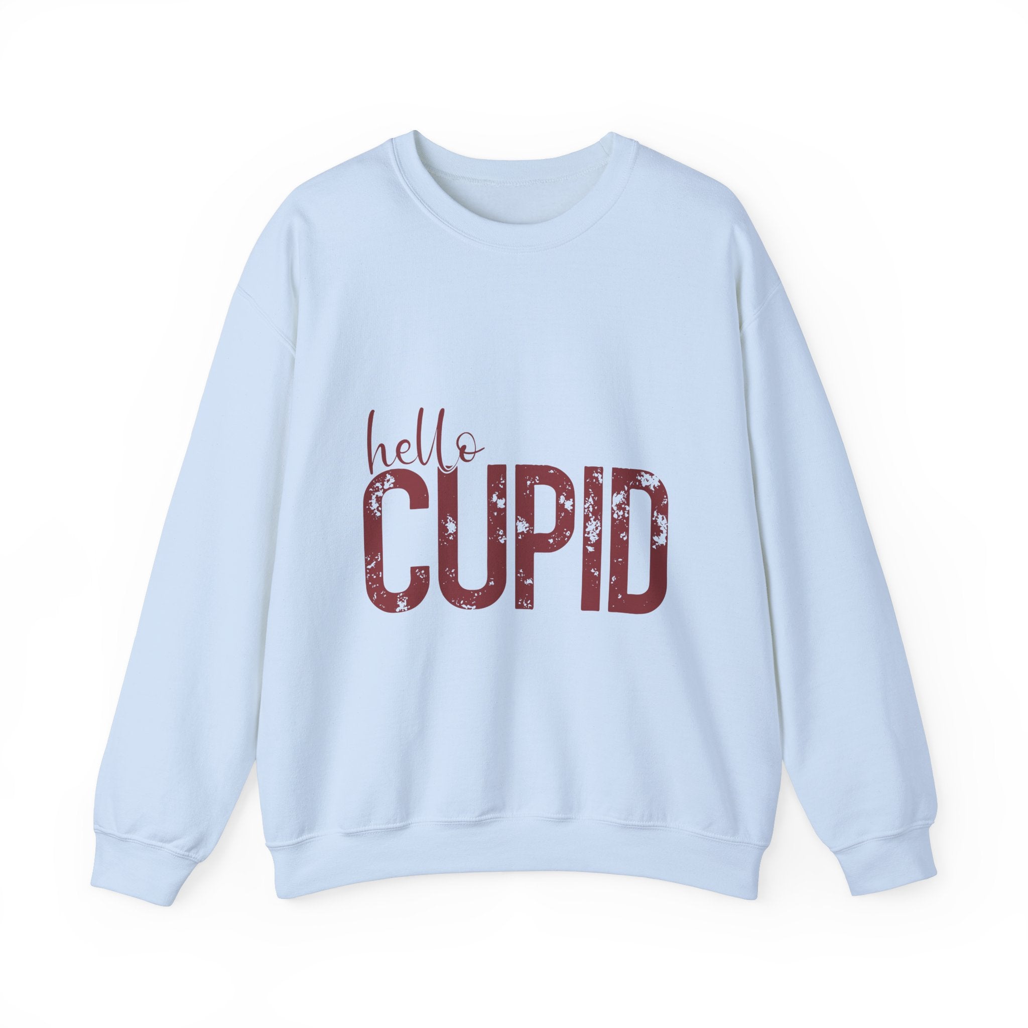 Hello Cupid Red Valentine's Day Crewneck Sweatshirt