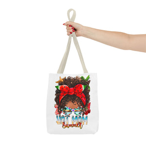 Hot Mom Summer Afro Tote Bag-Phoenix Styles