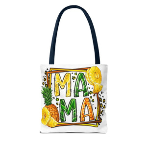 Mama Pineapple Tote Bag-Phoenix Styles