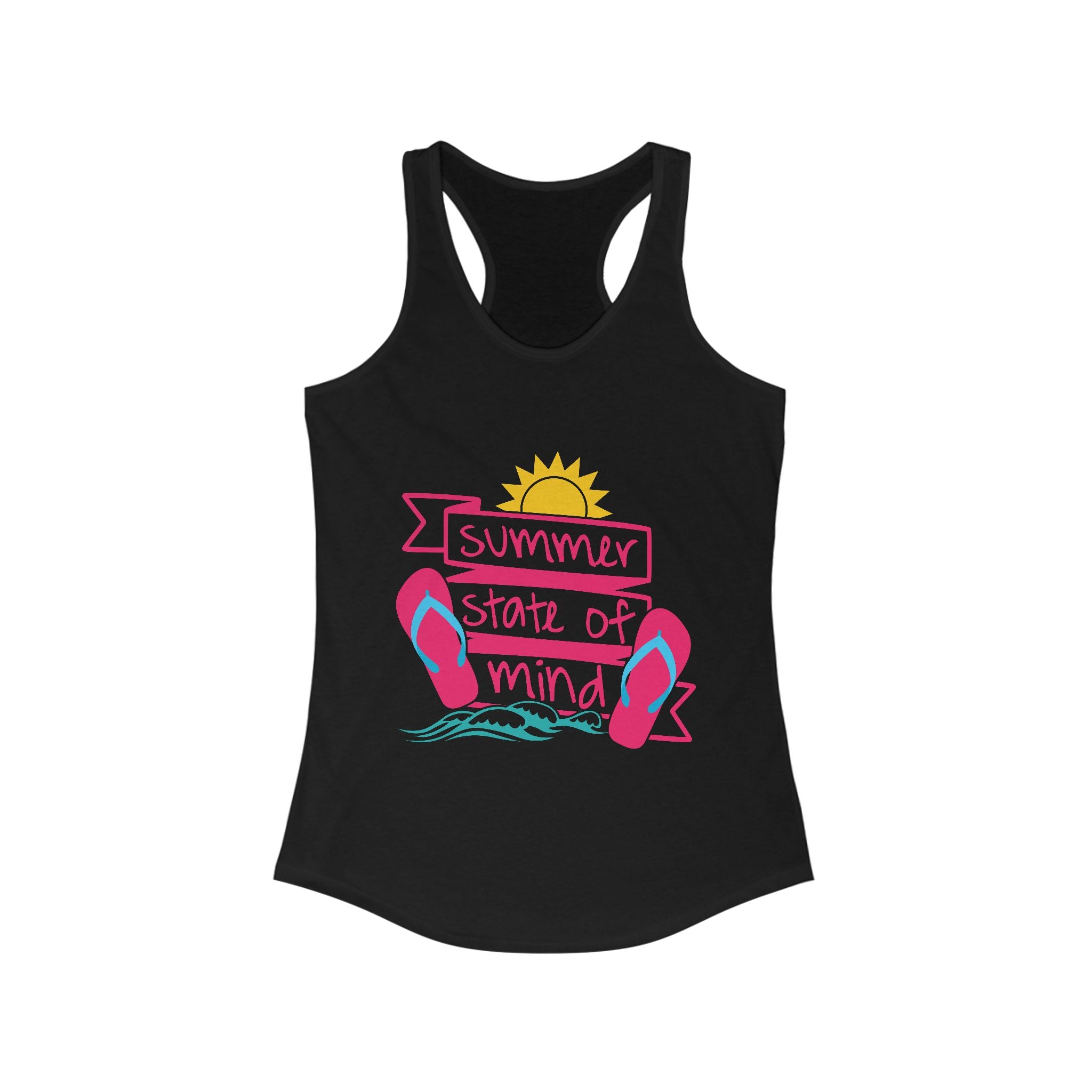 Summer State of Mind Racerback Tank - Women’s Casual Summer Tee