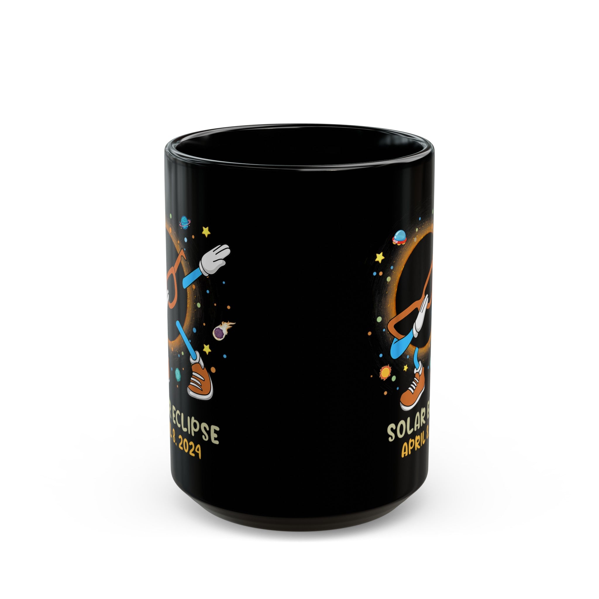 Solar Eclipse Black Mug (11oz, 15oz)-Phoenix Styles