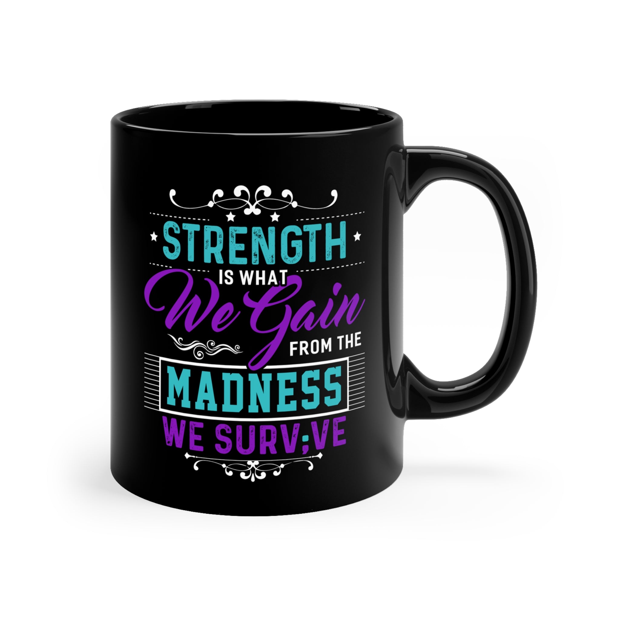 Strength Is What We Gain From The Madness That We Survive Color Changing Mug