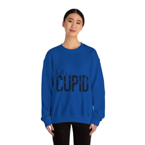 Hello Cupid Valentine's Day Crewneck Sweatshirt-Phoenix Styles