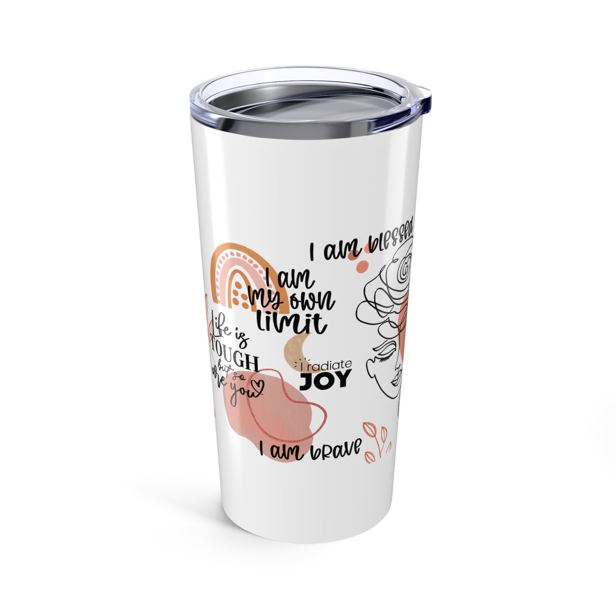 Affirmation Boho Style Tumbler-Phoenix Styles