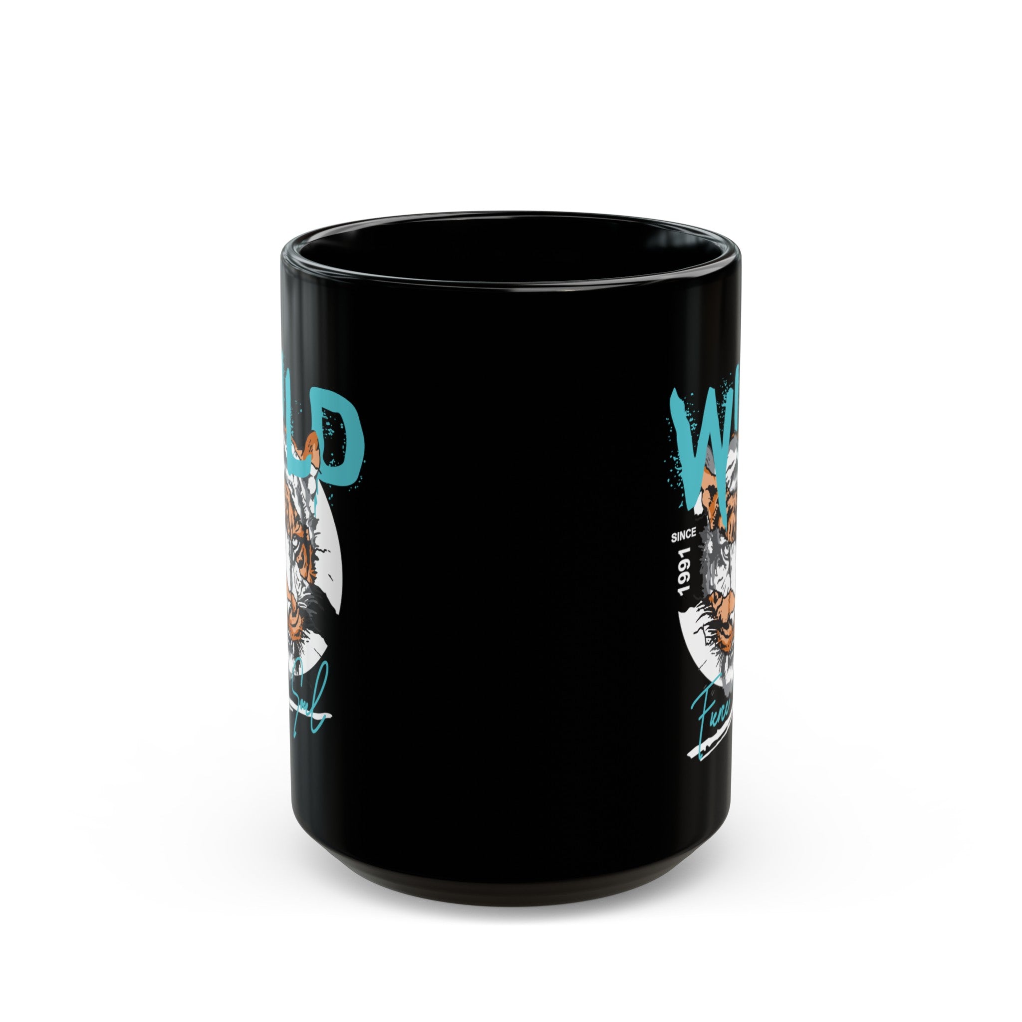 Wild Fierce Soul Black Mug (11oz, 15oz)-Phoenix Styles