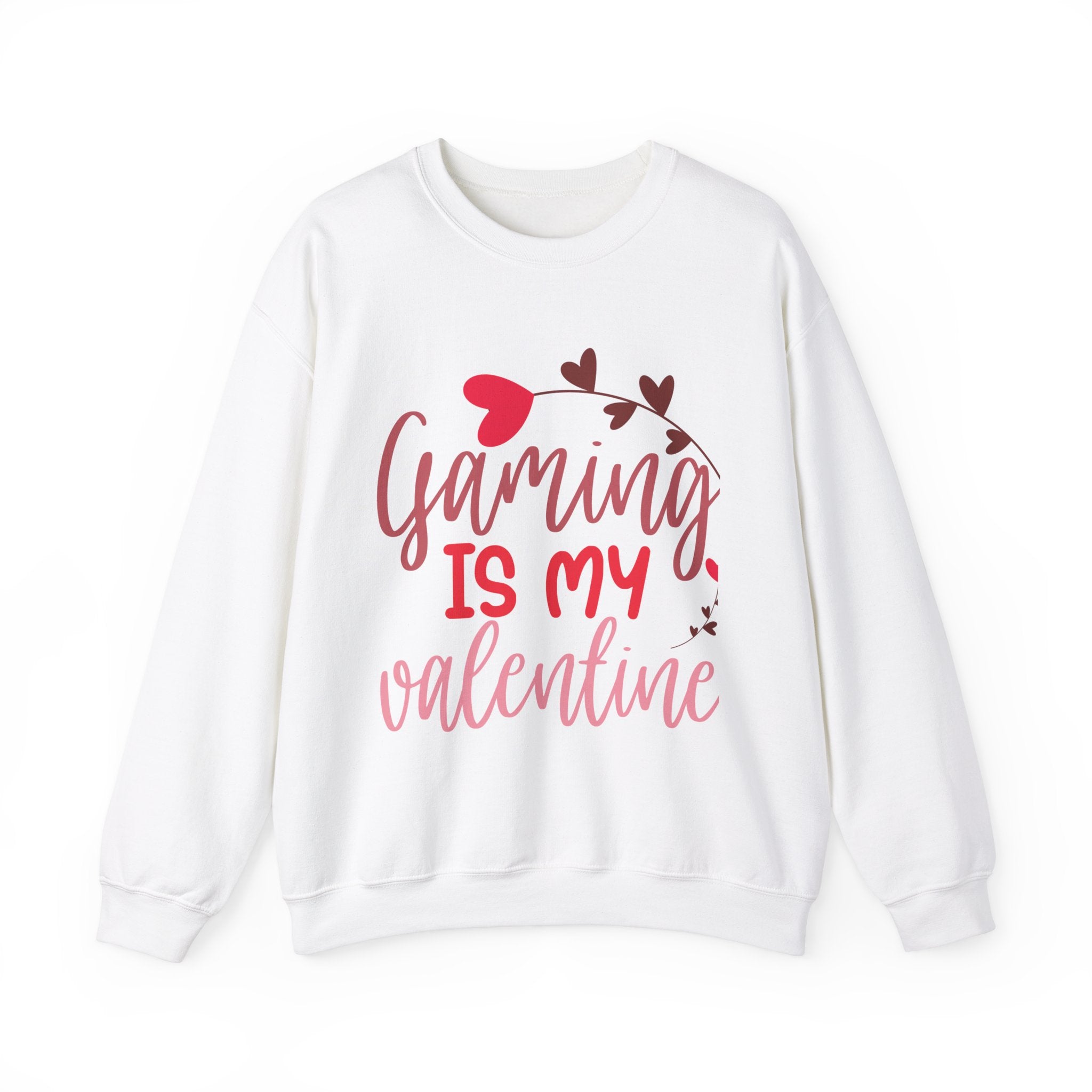 Gaming Is My Valentines-Valentine's Day Crewneck Sweatshirt-Phoenix Styles