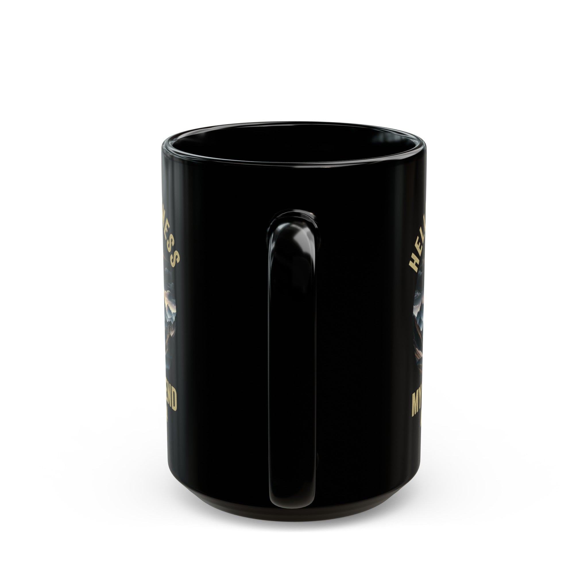 Hello Solar Eclipse Black Mug (11oz, 15oz)-Phoenix Styles