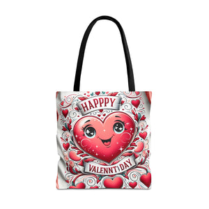 Happy Valentines Day Tote Bag-Phoenix Styles