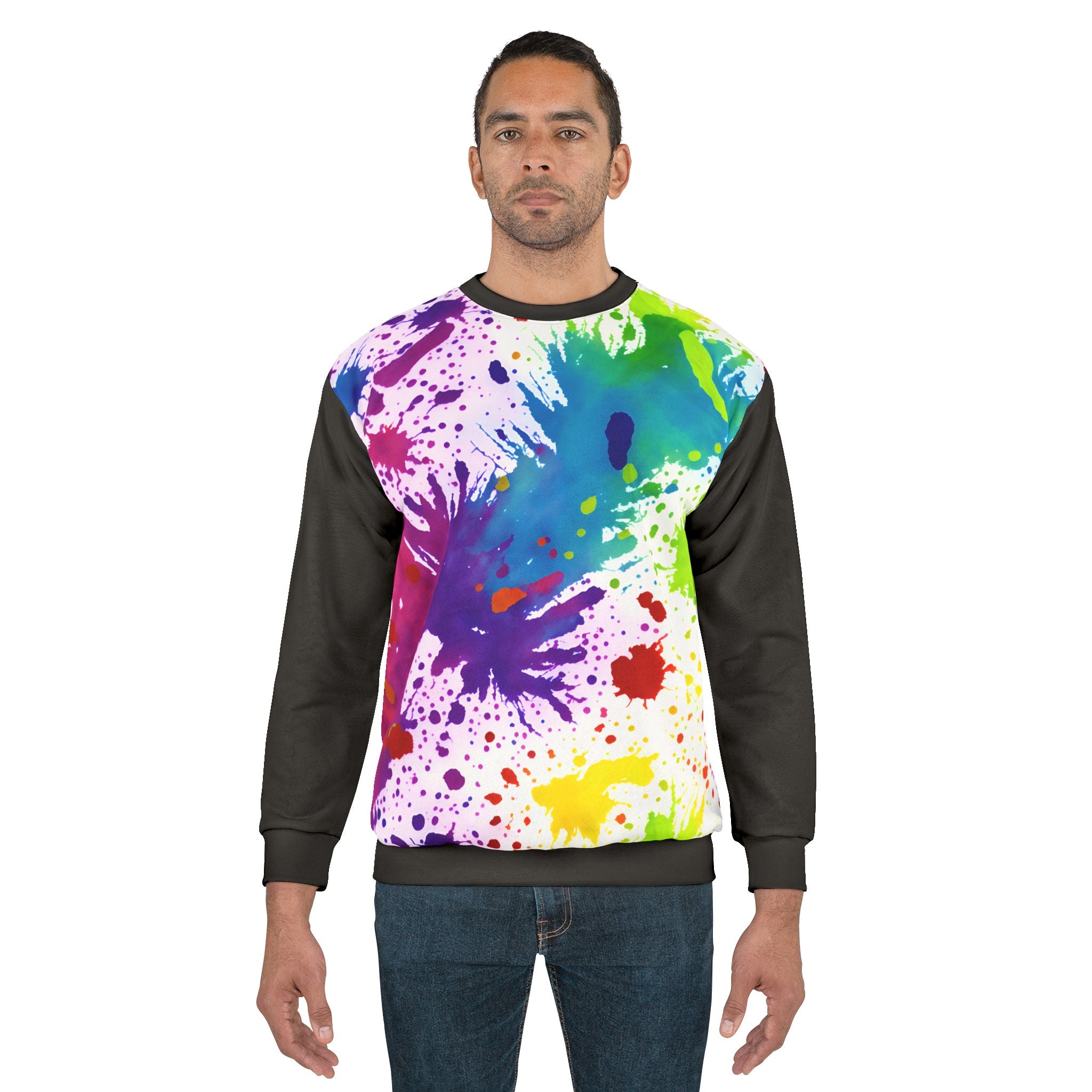 Color Burst Sweatshirt-Phoenix Styles