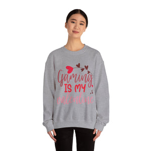 Gaming Is My Valentines-Valentine's Day Crewneck Sweatshirt-Phoenix Styles