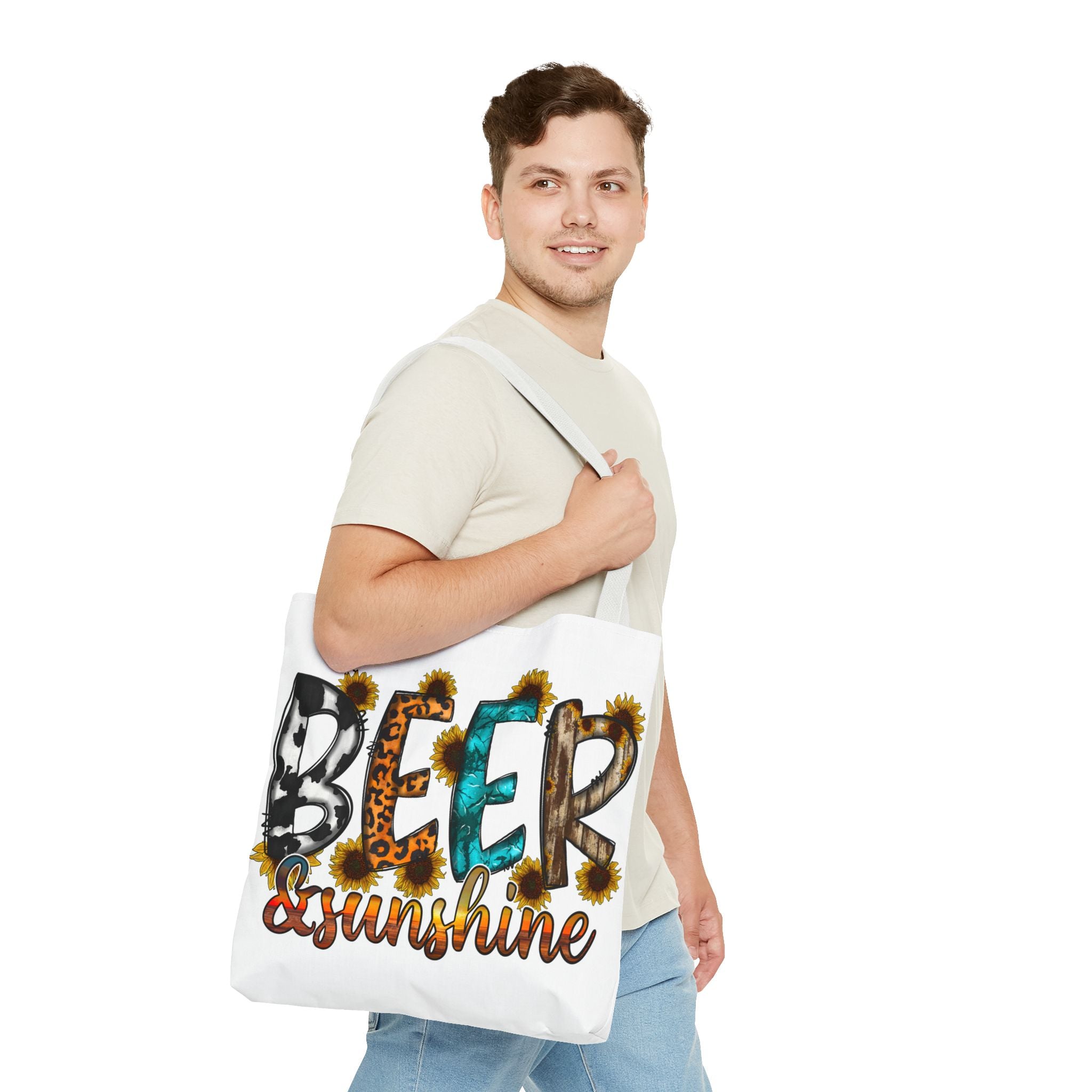 Beer Sunshine Tote Bag-Phoenix Styles