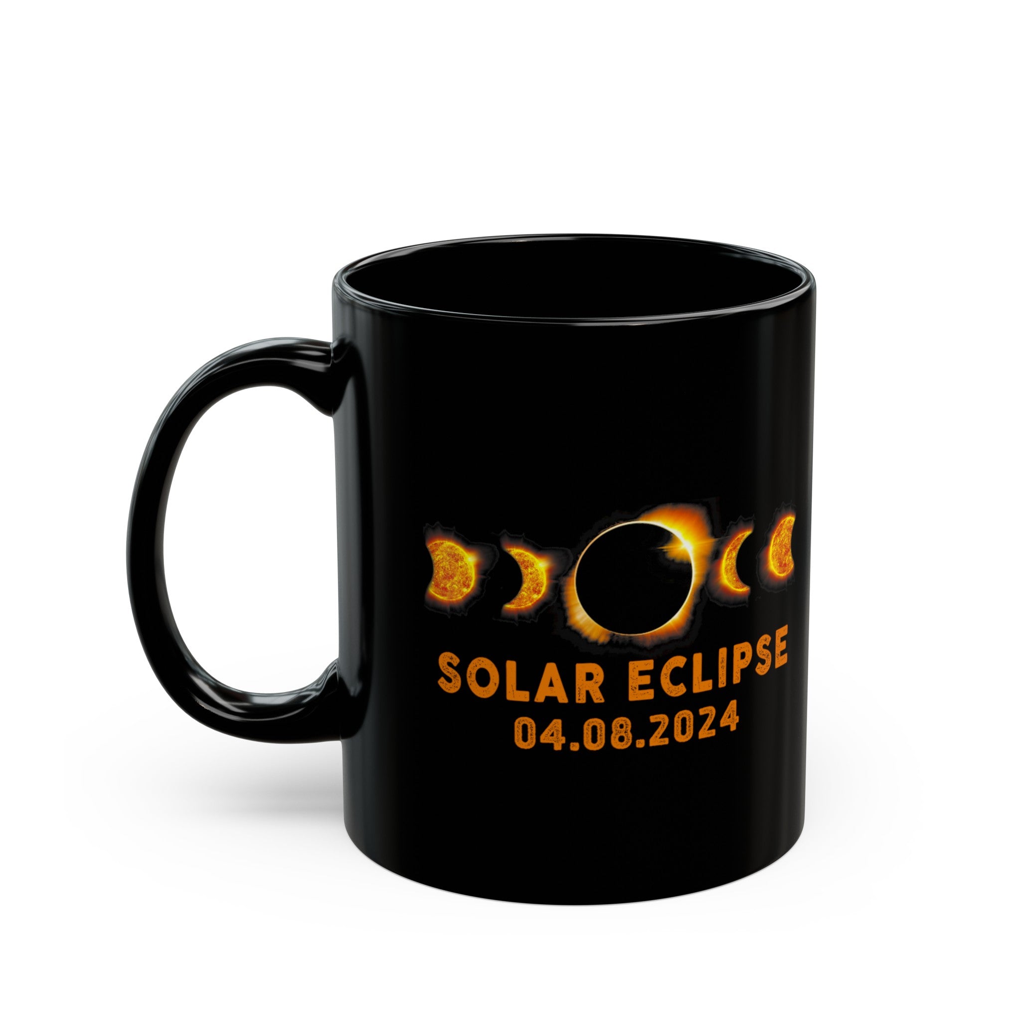 Solar Eclipse Black Mug (11oz, 15oz)-Phoenix Styles