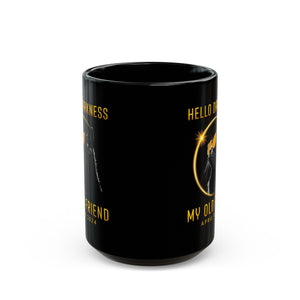 Cat Eclipse Black Mug (11oz, 15oz)-Phoenix Styles